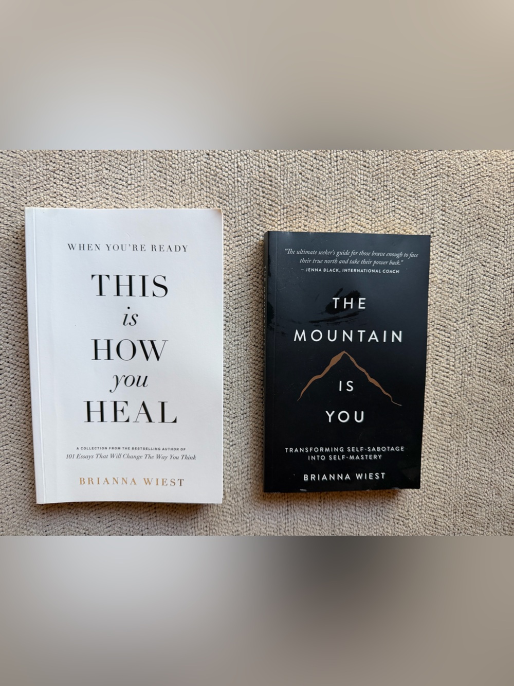 This Is How You Heal / The Mountain Is You Book Set - Brianna Wiest